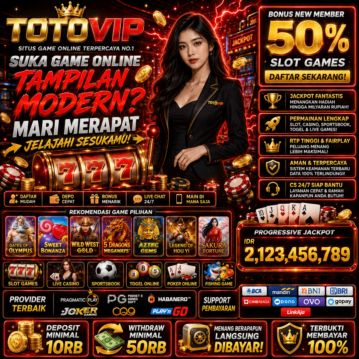 TOTOVIP | Bandar Toto Togel & Poker Resmi Dengan Tingkat Kemenangan Tinggi